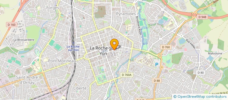 localisation de l'entreprise MONSIEUR PIERRE-OLIVIER DE SAINT-GILLES à LA ROCHE-SUR-YON