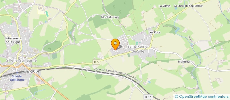 localisation de l'entreprise MONSIEUR PIERRE OLIVIER DOUESNARD  LE GREZ