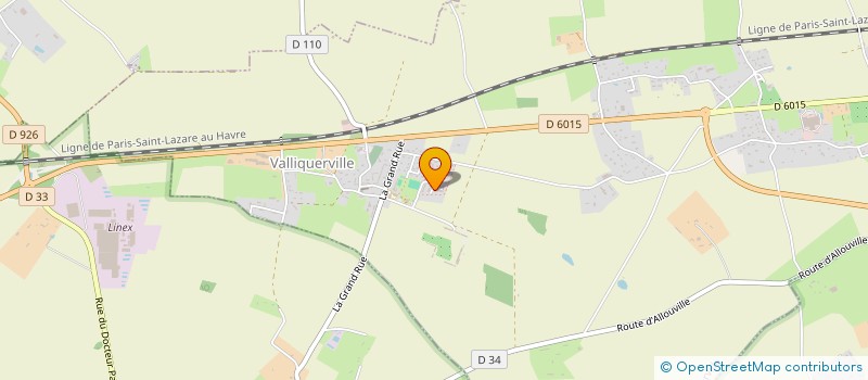 localisation de l'entreprise MONSIEUR PIERRE-OLIVIER ETANCELIN  VALLIQUERVILLE