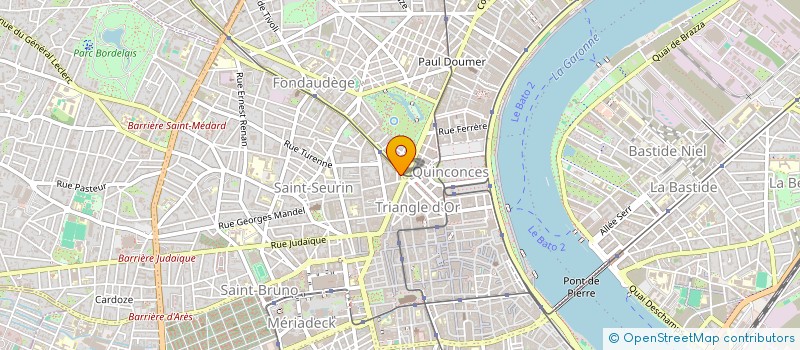 localisation de l'entreprise MONSIEUR PIERRE OLIVIER FOURNIER  BORDEAUX