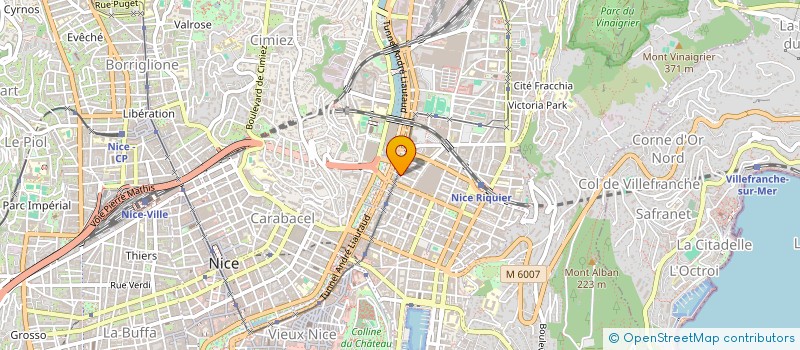 localisation de l'entreprise MONSIEUR PIERRE-OLIVIER FREVILLE  NICE