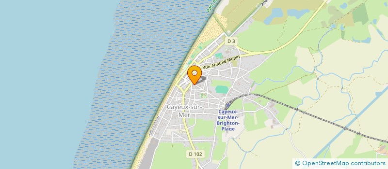 localisation de l'entreprise MONSIEUR PIERRE-OLIVIER GOKELAERE  CAYEUX-SUR-MER