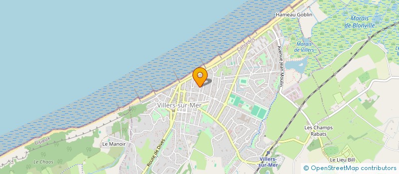 localisation de l'entreprise MONSIEUR PIERRE-OLIVIER JACQUIN  VILLERS-SUR-MER