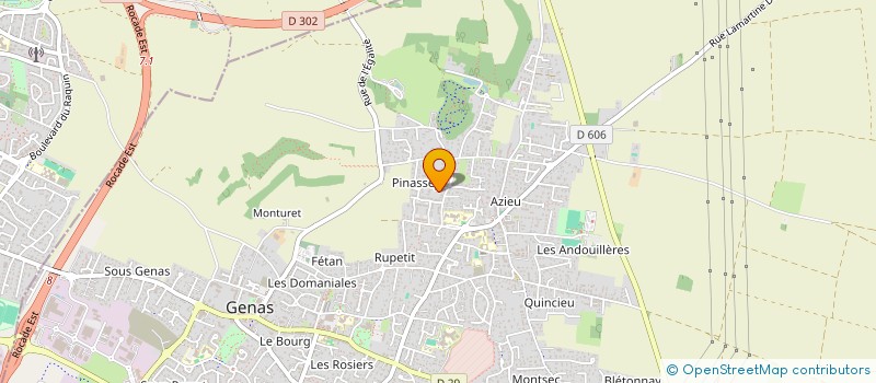 localisation de l'entreprise MONSIEUR PIERRE-OLIVIER JAVELOT  GENAS