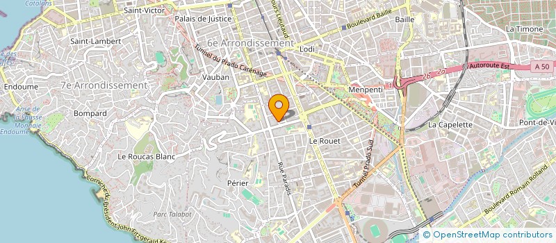 localisation de l'entreprise MONSIEUR PIERRE-OLIVIER KOUBI  MARSEILLE