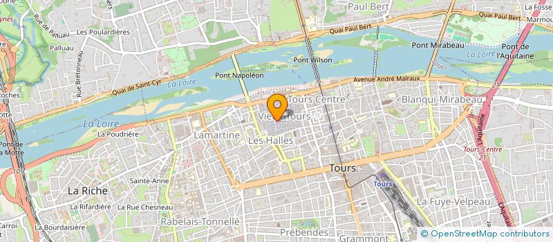localisation de l'entreprise MONSIEUR PIERRE OLIVIER MALO à TOURS