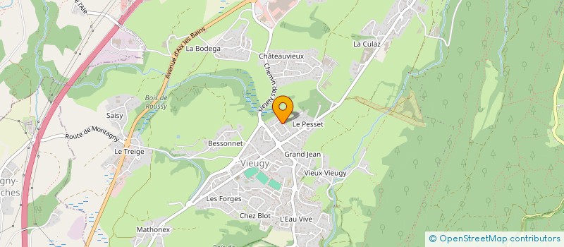 localisation de l'entreprise MONSIEUR PIERRE-OLIVIER MICHEL à ANNECY