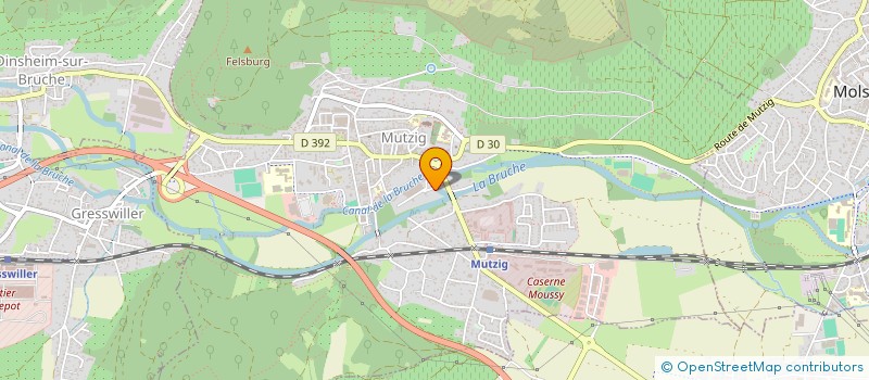 localisation de l'entreprise MONSIEUR PIERRE-OLIVIER MONTEIL  MUTZIG