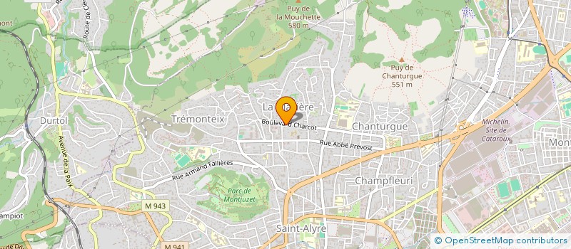 localisation de l'entreprise MONSIEUR PIERRE-OLIVIER MOREL  CLERMONT-FERRAND