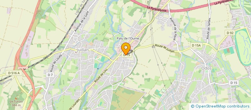 localisation de l'entreprise MONSIEUR PIERRE-OLIVIER OUSSET  JUILLAN