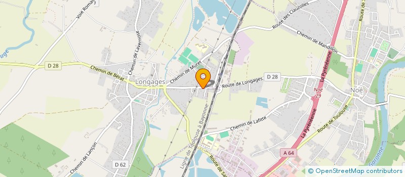 localisation de l'entreprise MONSIEUR PIERRE-OLIVIER PETOT  LONGAGES