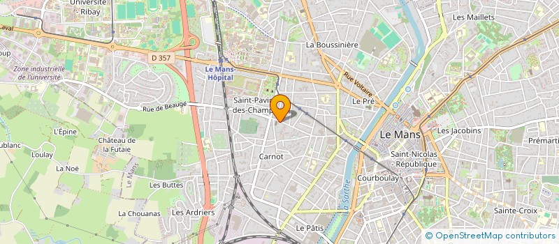 localisation de l'entreprise MONSIEUR PIERRE OLIVIER PICARD  LE MANS