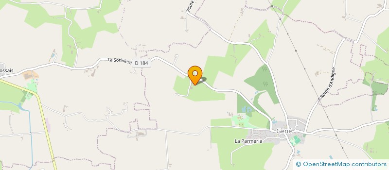 localisation de l'entreprise MONSIEUR PIERRE OLIVIER PLACET  MONTREUIL-SUR-MAINE