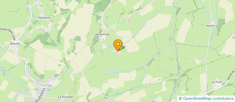 localisation de l'entreprise MONSIEUR PIERRE OLIVIER RENARD  CURGY