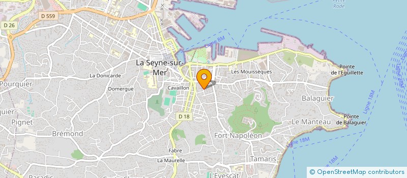 localisation de l'entreprise MONSIEUR PIERRE OLIVIER SEIMANDI  LA SEYNE-SUR-MER