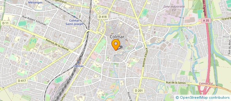 localisation de l'entreprise MONSIEUR PIERRE OLIVIER SPIESSER  COLMAR