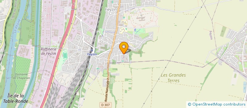 localisation de l'entreprise MONSIEUR PIERRE-OLIVIER THEYSSIER  FEYZIN