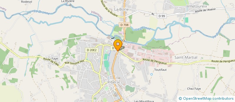 localisation de l'entreprise MONSIEUR PIERRE OLIVOTTO  RIBERAC