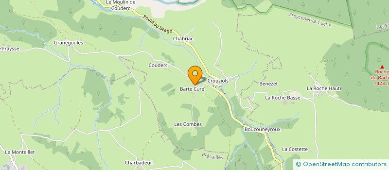 localisation de l'entreprise MONSIEUR PIERRE OLLIER  LE MONASTIER-SUR-GAZEILLE