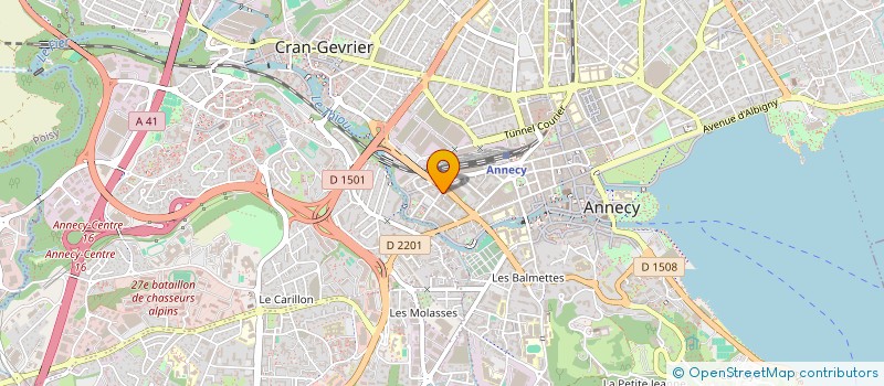 localisation de l'entreprise MONSIEUR PIERRE OLLIVIER à ANNECY
