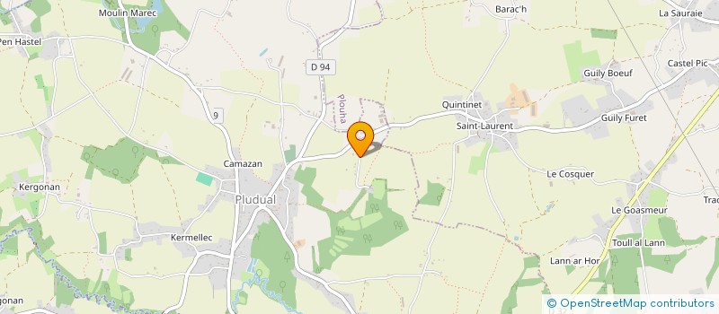 localisation de l'entreprise MONSIEUR PIERRE OLLIVIER  PLUDUAL