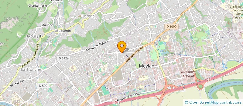 localisation de l'entreprise MONSIEUR PIERRE OLLIVIER à MEYLAN