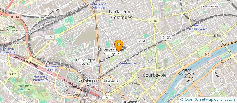 localisation de l'entreprise MONSIEUR PIERRE OLLIVIER à COURBEVOIE