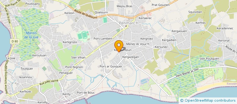 localisation de l'entreprise MONSIEUR PIERRE OLLIVIER  PENMARCH