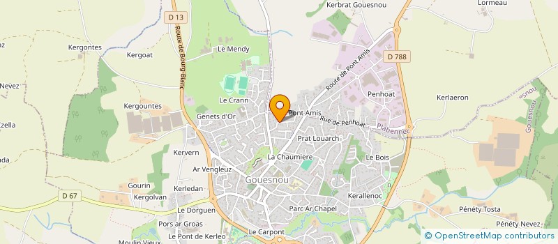 localisation de l'entreprise MONSIEUR PIERRE OLLIVIER à GOUESNOU