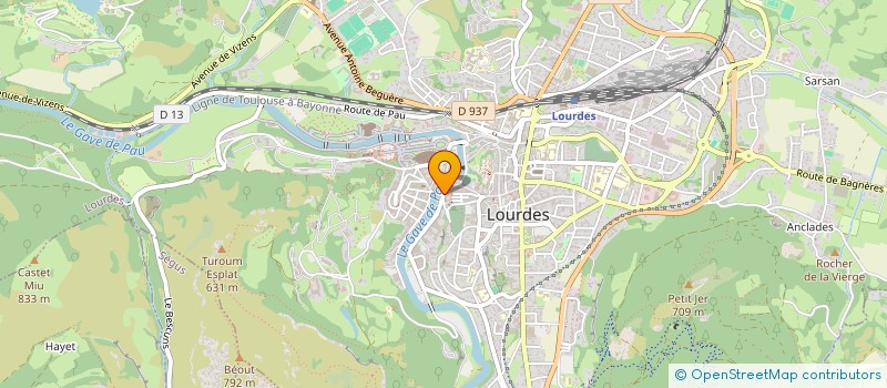 localisation de l'entreprise MONSIEUR PIERRE OMNES à LOURDES