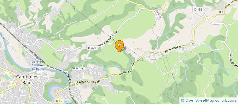 localisation de l'entreprise MONSIEUR PIERRE ONCHALO  CAMBO-LES-BAINS