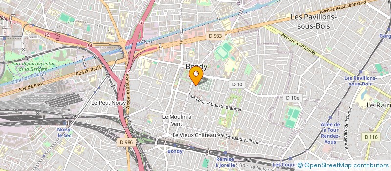 localisation de l'entreprise MONSIEUR PIERRE ONDAYE  BONDY