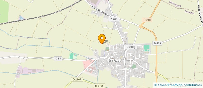 localisation de l'entreprise MONSIEUR PIERRE ONZON  ENNEZAT