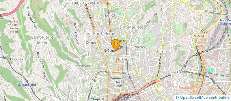 localisation de l'entreprise MONSIEUR PIERRE OPPEIN à NICE