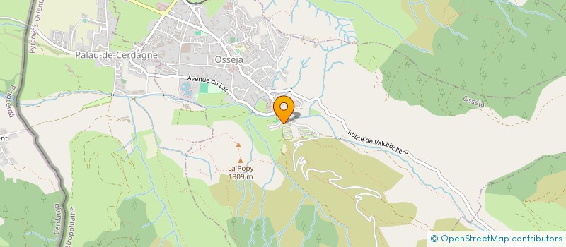 localisation de l'entreprise MONSIEUR PIERRE ORRIOLS  OSSEJA