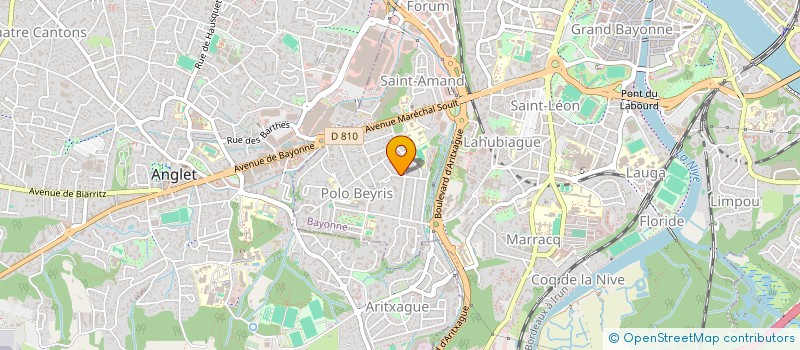 localisation de l'entreprise MONSIEUR PIERRE ORTIZ  BAYONNE