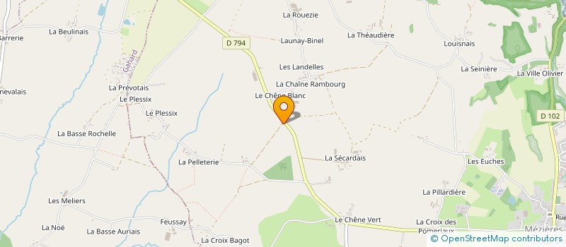 localisation de l'entreprise MONSIEUR PIERRE ORY  SAINT-AUBIN-DU-CORMIER