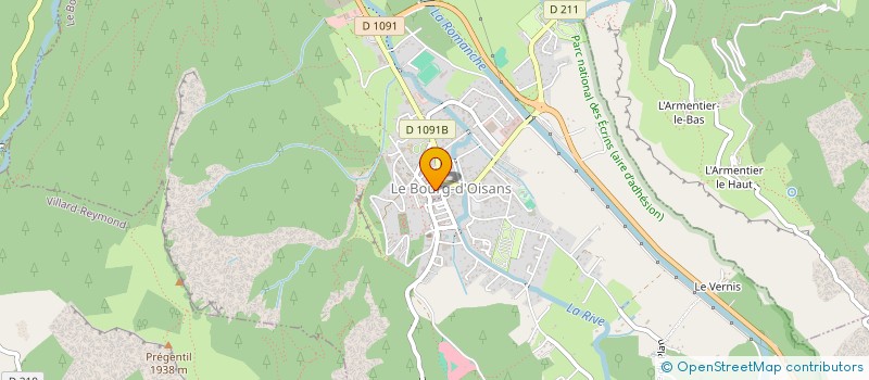 localisation de l'entreprise MONSIEUR PIERRE OSWALD GUILLET à LE BOURG-D'OISANS