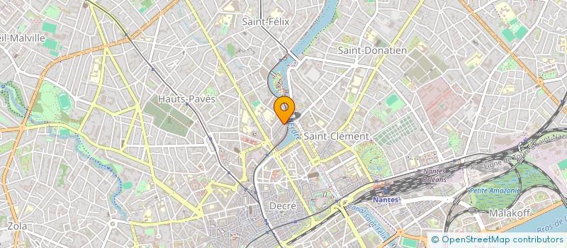 localisation de l'entreprise MONSIEUR PIERRE OUALI à NANTES