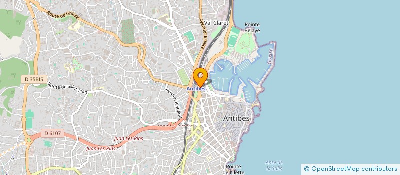 localisation de l'entreprise MONSIEUR PIERRE OYOUNDJIAN à ANTIBES