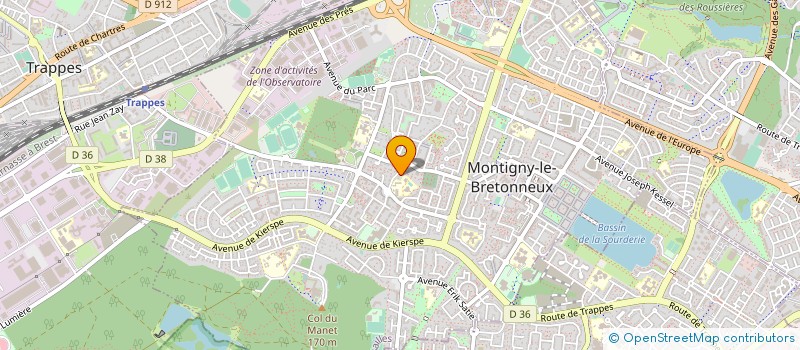 localisation de l'entreprise MONSIEUR PIERRE PACAUD  MONTIGNY-LE-BRETONNEUX