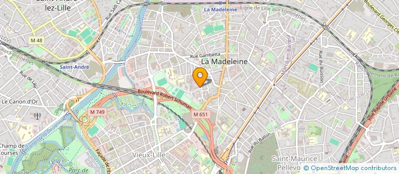 localisation de l'entreprise MONSIEUR PIERRE PACCO HERVE GARNIER à LA MADELEINE