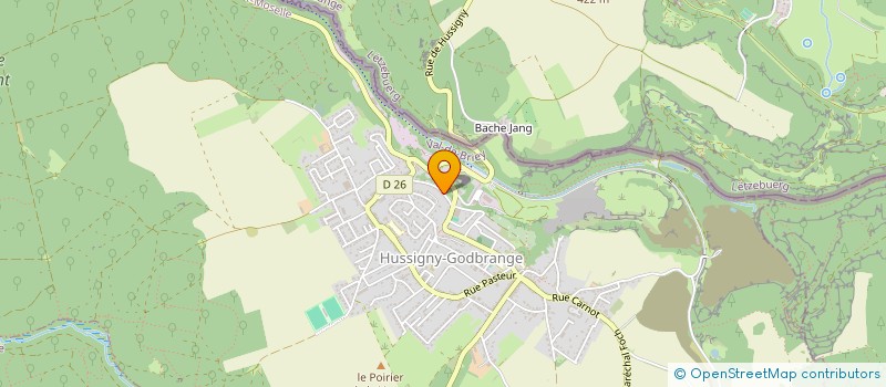 localisation de l'entreprise MONSIEUR PIERRE PACIOCCO  HUSSIGNY-GODBRANGE