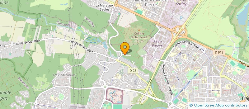 localisation de l'entreprise MONSIEUR PIERRE PACROT  ELANCOURT