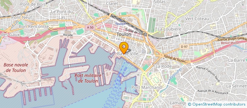 localisation de l'entreprise MONSIEUR PIERRE PADQUINI  TOULON