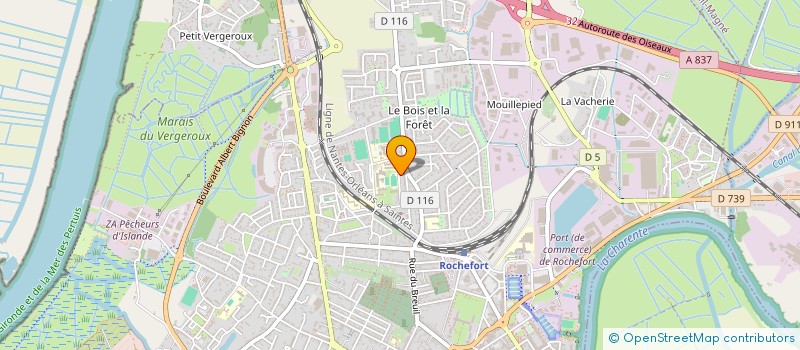 localisation de l'entreprise MONSIEUR PIERRE PAGES  ROCHEFORT