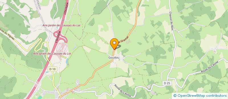 localisation de l'entreprise MONSIEUR PIERRE PAGES  COEUR DE CAUSSE