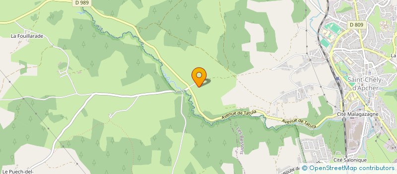 localisation de l'entreprise MONSIEUR PIERRE PAGES  SAINT-CHELY-D'APCHER