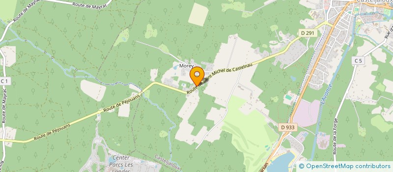 localisation de l'entreprise MONSIEUR PIERRE PAGNOUX  CASTELJALOUX