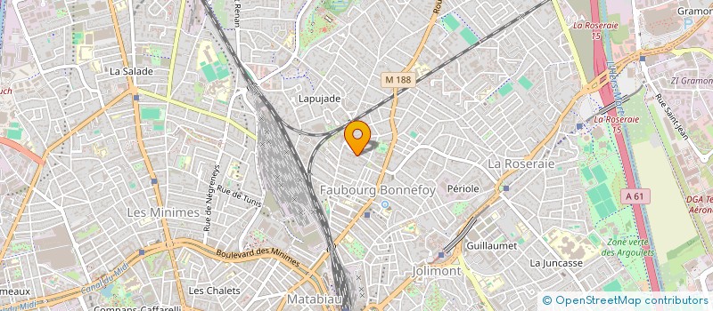 localisation de l'entreprise MONSIEUR PIERRE PAILHAS  TOULOUSE
